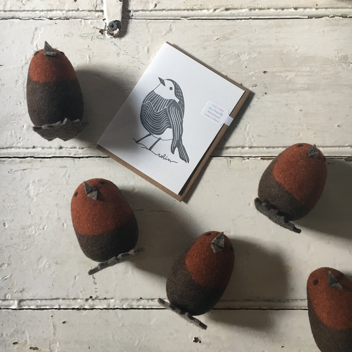 Flock | Felted Christmas Robin