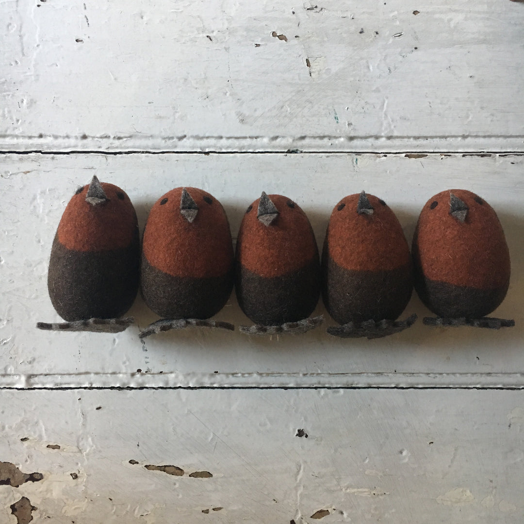 Flock | Felted Christmas Robin