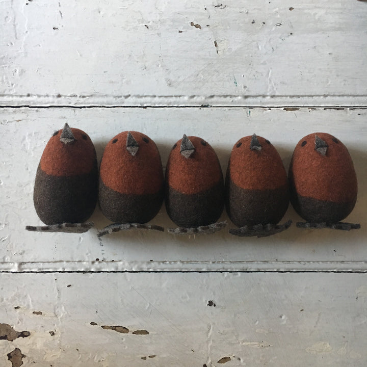 Flock | Felted Christmas Robin