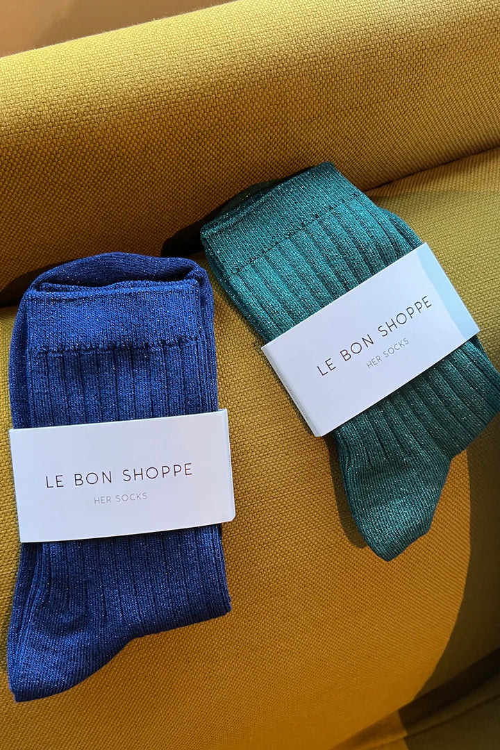 Le Bon Shoppe | Her Socks |Sapphire Glitter