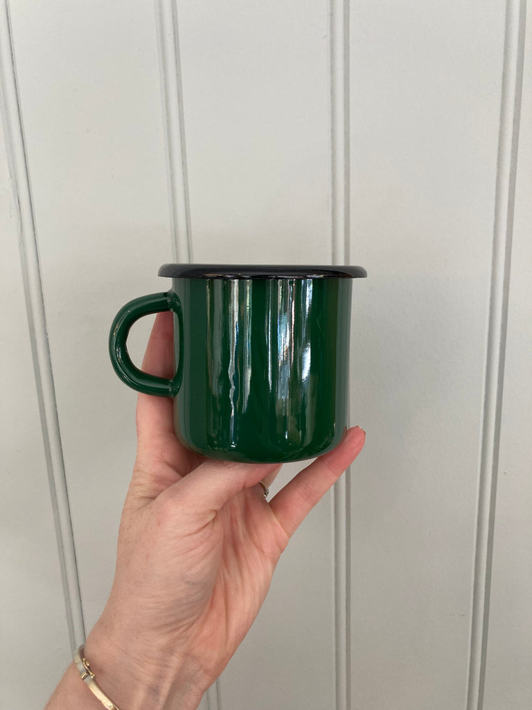 Enamel mug | Dark Green