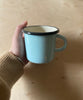 Enamel mug | light blue